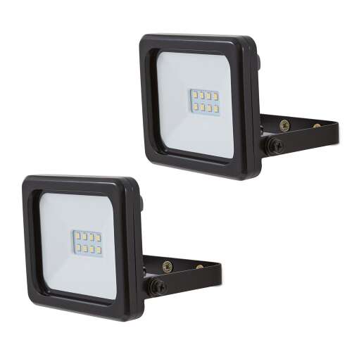 (DL) Set 2 proiectoare LED, 600lm, 8W, negre 84995110