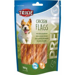 Trixie Chicken Flags przysmaki dla psów, opakowanie 100g, smak kurczaka - Karma dla psów