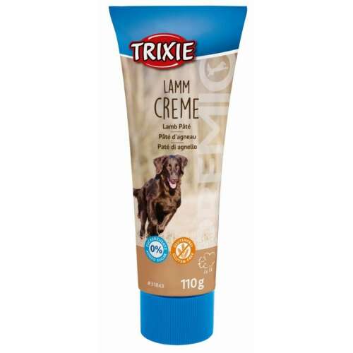 Trixie Lamm Creme Hundefutter, 110g Tube Lamm-Paste für Hunde