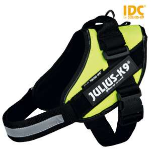 Julius-K9 IDC® Powerhám, neonzöld, L/XL méret, 71-96 cm mellkas kerületre, 50 mm széles - Kisállat hám