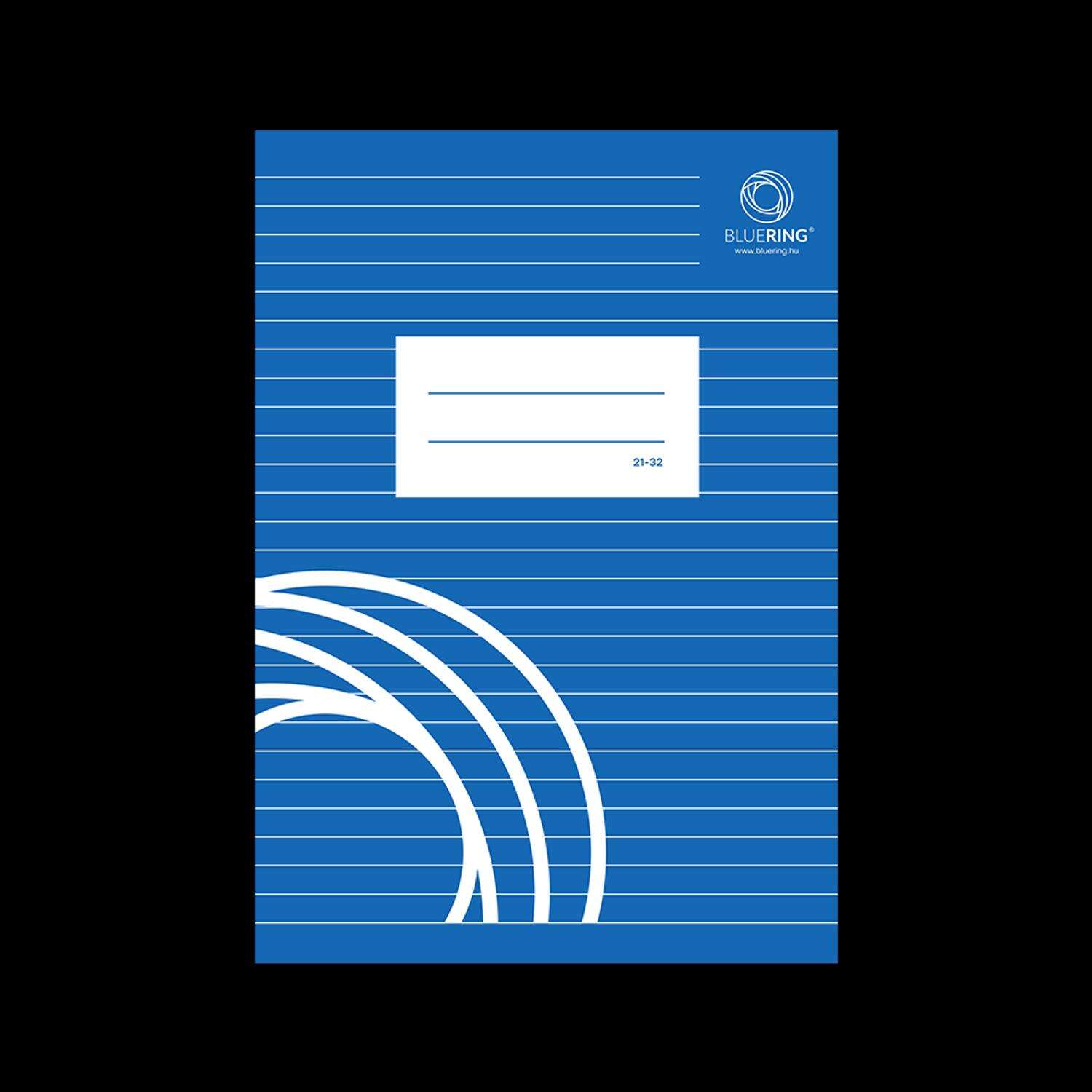 Bluering® Iskolai Füzet - A5 Vonalas - 32 Oldal