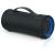 Sony SRS-XG300 portable wireless speaker angled view with retractable handle and ambient lighting