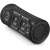 Sony SRS-XG300 portable wireless speaker in black, close-up view of the speaker drivers