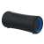 Sony SRS-XG300 portable wireless speaker in black, side view with blue light