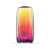 Difuzor Bluetooth JBL Pulse 5, vedere din față, arătând spectacolul de lumini colorat