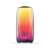 Difuzor Bluetooth JBL Pulse 5, vedere din față, arătând spectacolul de lumini colorat