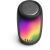 Szögletes nézet a JBL Pulse 5 Bluetooth hangszóróról fényeffektekkel