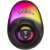 JBL Pulse 5 Bluetooth speaker, close-up view of the speaker grill and lightshow