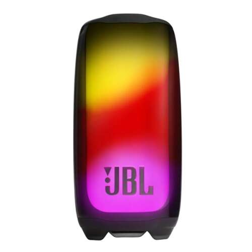 JBL Pulse 5 tragbarer Bluetooth-Lautsprecher mit farbenfroher Lichtshow, schwarz