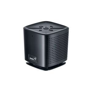 Genius SP-925BT portable black Bluetooth speaker, front view - Audio