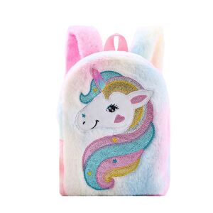 Unikornis Hátizsák LED-del hátizsák szivárványos unikornis mintával - Ovis hátizsák, táska