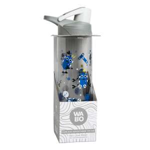 Wabo BPA mentes tritán, csatos szürke színű robotos műanyag palack, 750ml 63795610 Kulacsok