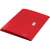 Leitz Recycle A4 PP czerwony folder 3-klapowy, zamknięty, widok z boku