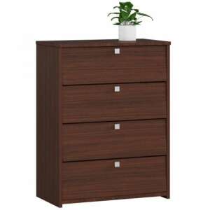 Cipőtároló Szekrény - 4 Fiók - Wenge - 60x33x80 cm