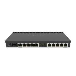 MikroTik RB4011iGS+RM Router, 10 Gigabit Ethernet port, 1 SFP+ port, 1 USB port, RouterOS operációs rendszer - MikroTik