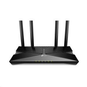 TP-Link Archer AX1500 Wi-Fi 6 рутер, черен, преден изглед - Wi-Fi рутер, адаптер