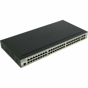 Ukośny widok D-Link DGS-1510-52X 52-portowy Gigabitowy Smart Managed Switch - D-Link Przełącznik