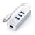 SATECHI USB-HUB 1 x RJ-45+ 3 x USB-A 3.0 (ST-TC2N1USB31AS) 63798742