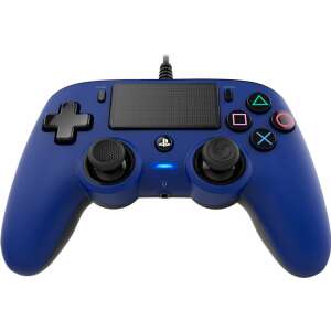 Nacon Wired Compact Controller for PS4, blue - Gaming
