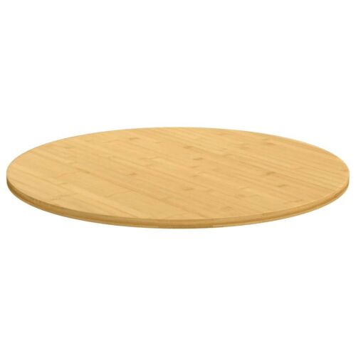 Bambusz Asztallap - Kerek - 80 cm