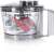 Close-up of Bosch MCM3501M MultiTalent 3 food processor bowl with attachments