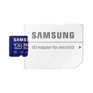 SAMSUNG MEMÓRIAKÁRTYA TransFlash 128GB (microSDXC PRO Plus - Class 10, UHS-1) + SD adapter 63858070 