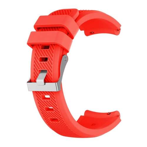 Piros szilikon óra szíj Amazfit GTR 3 Pro, GTR 3, GTR 2E, Garmin Forerunner 265, 965, Mibro Watch Lite 2, X1, Instinct Crossover, A1, GS, Cheetah, Forerunner 255 Music, Instinct Solar, Quatix 6 Titanium, Instinct Solar Surf, Haylou Solar Plus RT3, Fenix 7 Pro Solar, Epix Pro (Gen2) 47mm, Huawei Watch 3, LS05s, Oneplus W301 GB, LS10 RT2, Instinct 2, Forerunner 255S Music, LS09A GS, Hoco Y2, LS04 RS3, LS09B, Bip 5, Samsung Galaxy Watch 3 eSIM 41mm (SM-R855F), Cheetah Pro, Watch 4, Watch GT 4 46mm, Watch 4 Pro, Falcon, Venu 3, Venu 3S, LS02 Pro, Xiaomi Watch 2 Pro, Watch 2 Pro 4G órákhoz