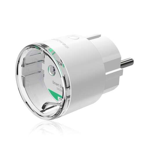 BLITZWOLF BW-SHP6 PRO okos hálózati konnektor (3450W / 15A, hangvezérlés, WIFI, mobil vezérlés, időzítő) FEHÉR
