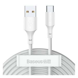 Baseus USB-C - USB adatkábel, 40W gyors töltés, 150cm, fehér - Adatkábel