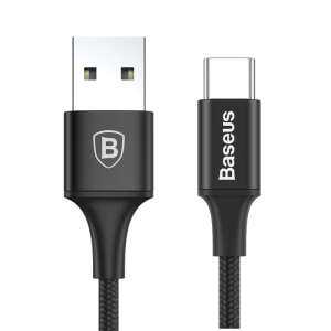 Baseus CAMKLF-BG1 USB A - USB C kábel, 1 méter, fekete - Baseus