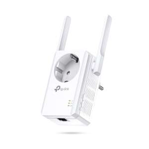 TP-Link TL-WA860RE WiFi jelerősítő beépített konnektorral, ferde nézet - TP-Link