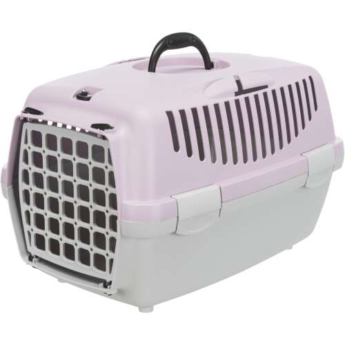 Trixie Capri Cutie de transport pentru animale de companie, XS, 48 x 32 x 31 cm, 6 kg, gri / violet