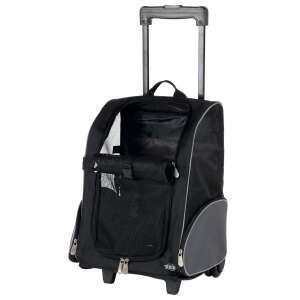 Geanta pentru transport Trixie Trolley 2880, 36x50x27 cm, Negru/Gri