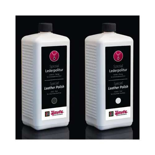 Yaute Színtelen cipőtisztító folyadék, 1000ml, speciális bőrápoló folyadék cipőtisztító géphez