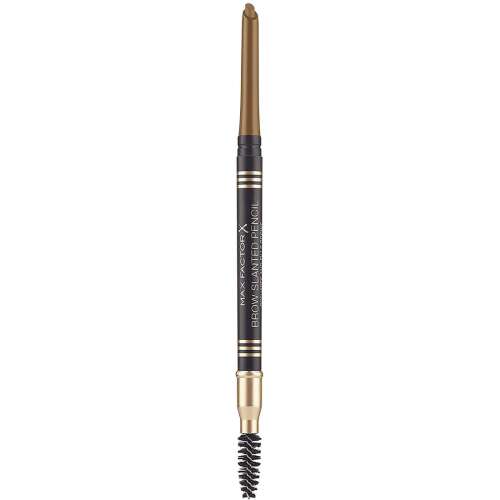 Creion pentru sprâncene Max Factor Brow Slanted Pencil, nuanța 01 Blond, vârf înclinat pentru aplicare precisă, cu perie pentru pieptănare