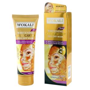 Wokali Whitening Gold Caviar Peel Off Mask, 24K Gold, Ekstrakt z kawioru, Ekstrakt z lukrecji, Przeciwstarzeniowy, Maseczka do twarzy - Uroda i zdrowie