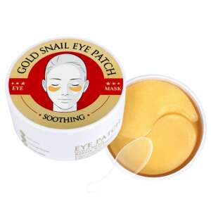 Gold Snail Eye Patch, 60 premium hydrogel eye patches with gold, snail mucus extract, spirulina and hydrolyzed collagen, Wokali eye patches - Face and eye contour cream