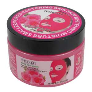 Mască facială Wokali Rose Red Peel Off, Mască antirid albitoare, 300g - Mască și pachet pentru îngrijirea pielii