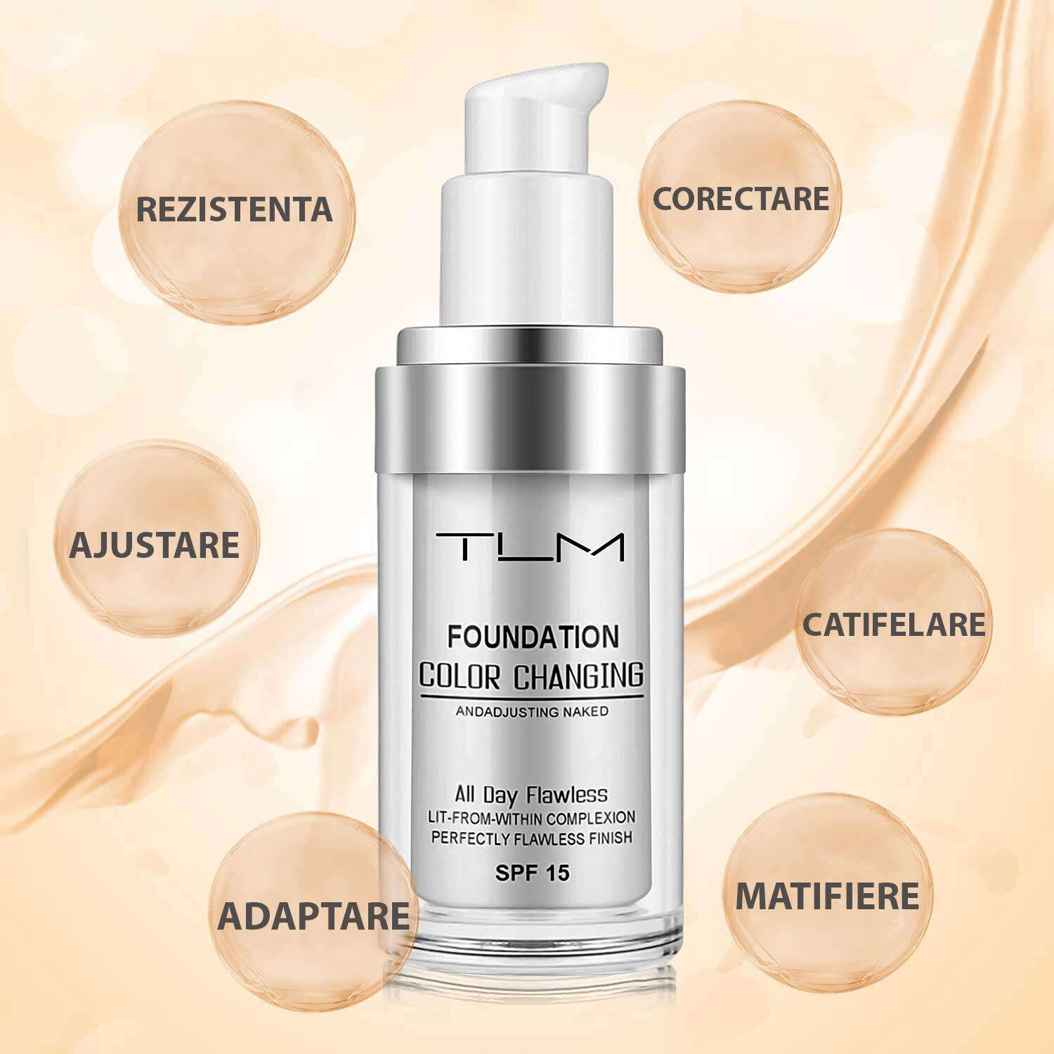 TLM Színváltó Alapozó - 30 ml