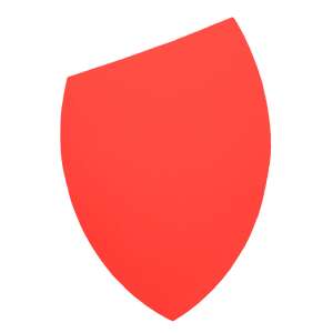 Professional makeup sponge, perfect for blending, cut teardrop shape, orange - Makeup Sponge