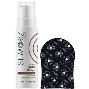 St. Moriz önbarnító hab sötét XL árnyékban 300 ml és barnító kesztyű - Barnító krém & olaj