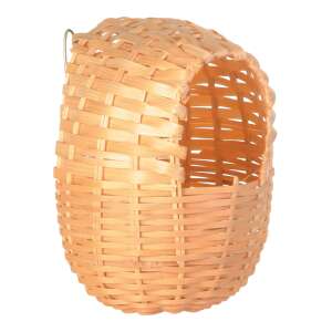 Trixie Gniazdo bambusowe 11 x 12 cm 5602, gniazdo dla ptaków, wiszące gniazdo dla ptaków, małe gniazdo dla ptaków, bambusowe gniazdo dla ptaków - Klatka dla ptaków