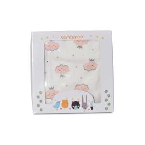 Cangaroo Mellow babatakaró pink felhős mintával 