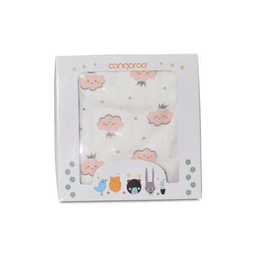 Cangaroo Mellow babatakaró pink felhős mintával  31734809