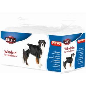 Trixie pelenka szuka / nőstény kutyáknak (XS-S; 20-28 cm ---> pl. Yorkshier Terrier, Chihuahua | 12 db / csomag) 31735044 Kutyapelenka & WC