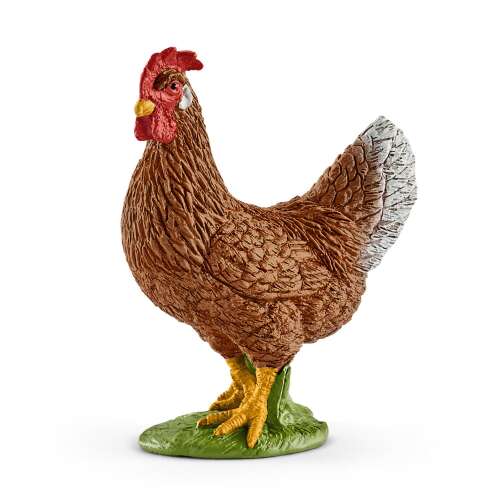 Schleich Barna Tyúk Figura - Farm Állat - 5,5cm 84772685 - Figura