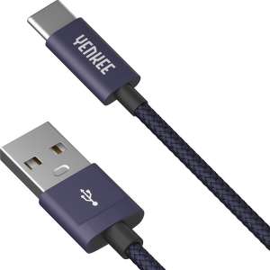 YENKEE YCU 301 BE 1 meter kábla USB A 2.0 / USB C