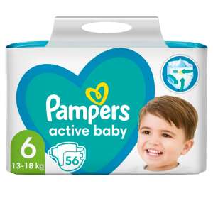 Pampers Active Baby Windeln Größe 6, 13-18kg, 56 Stück, Riesenpackung - Windeln und Windeln für Erwachsene