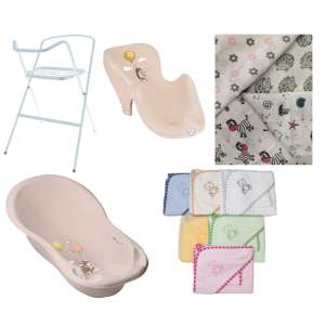 Tündér Fürdetési szett 5 részes- Szürke Bambi