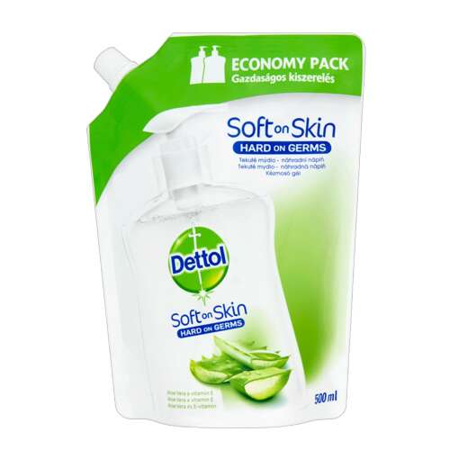 Dettol Liquid Soap Refill cu Vitamina E Aloe Vera 500ml